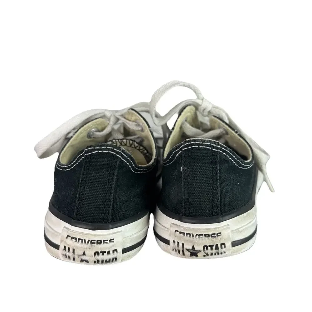 Converse All Star‎ Chuck Taylor Youth Size 2 Shoes Black White Low Top Sneakers